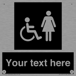 Custom information: black panel disabled and female